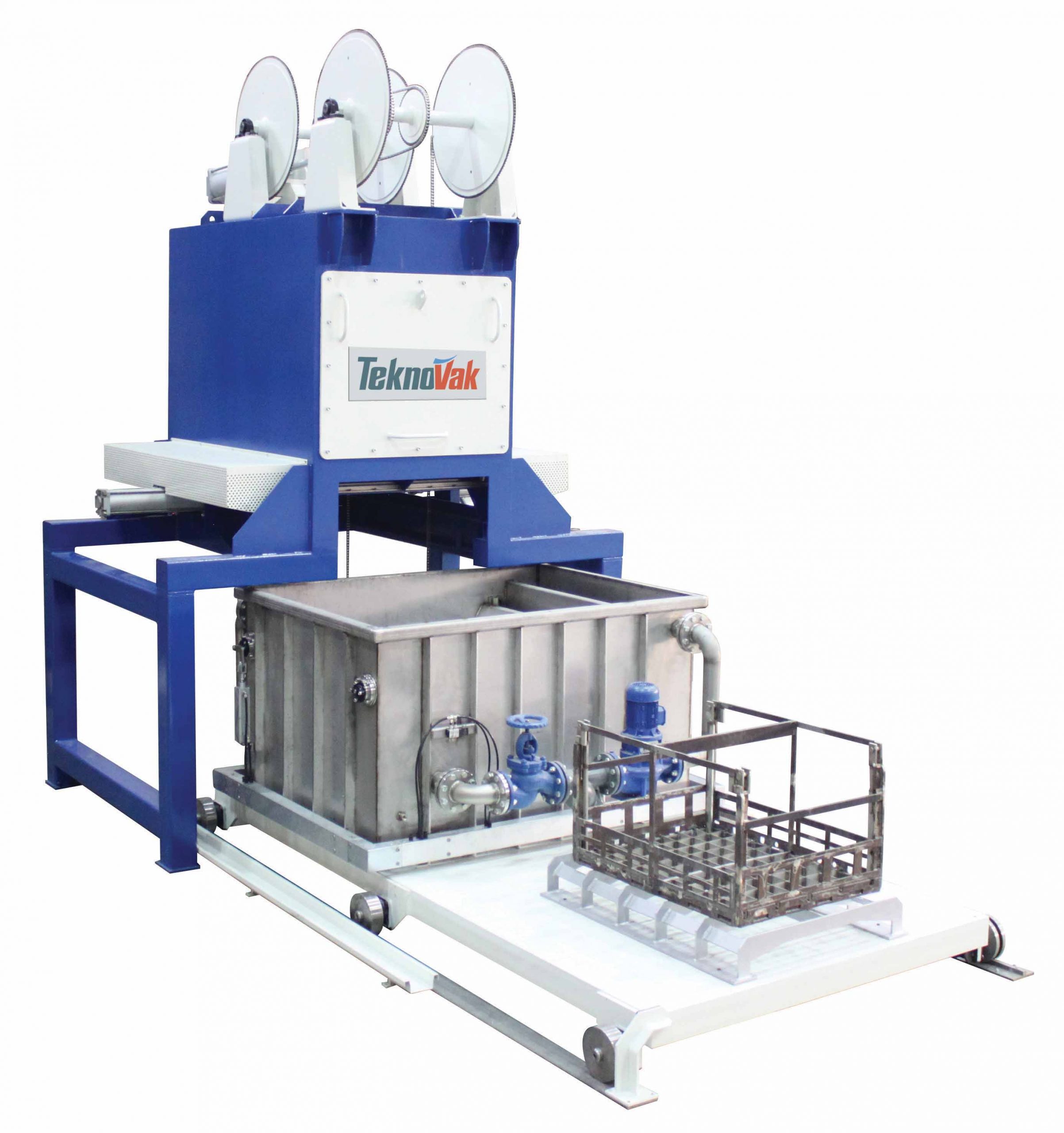 Model of the Teknovak aluminum heat treatment furnace