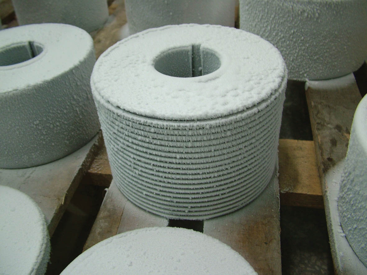 Example of the parts treatment process in a cryogenic unit