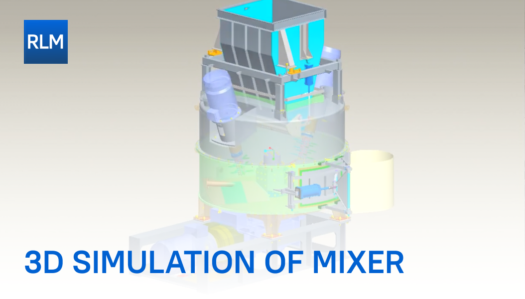 3D simulation of mixer