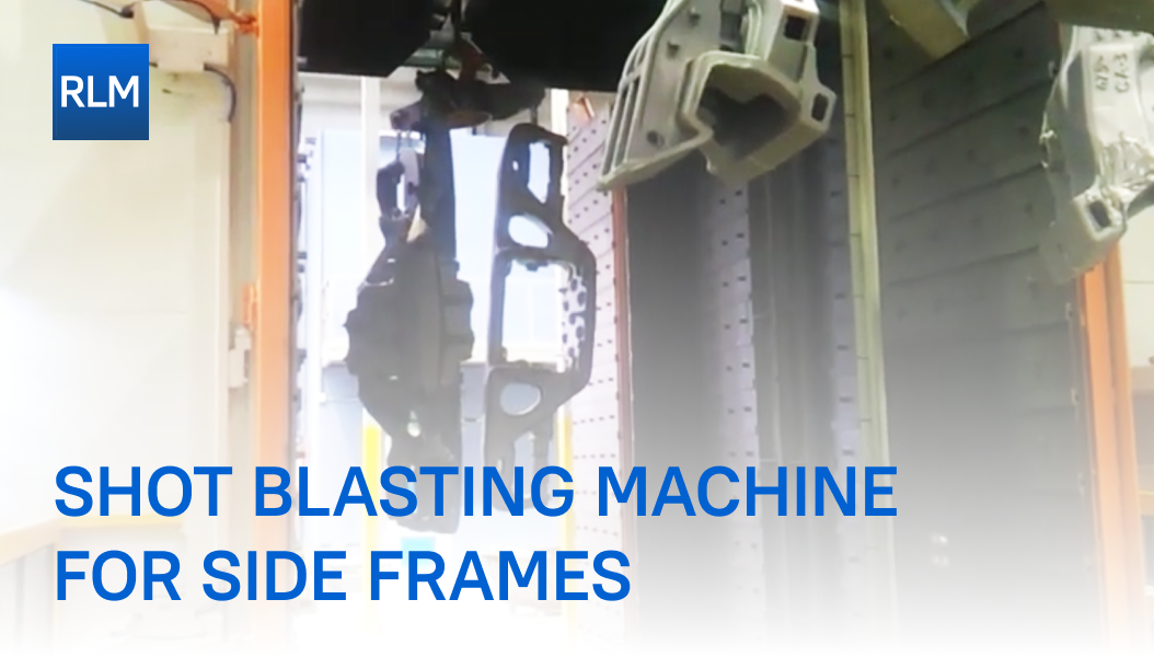 shot blasting machine for side frames