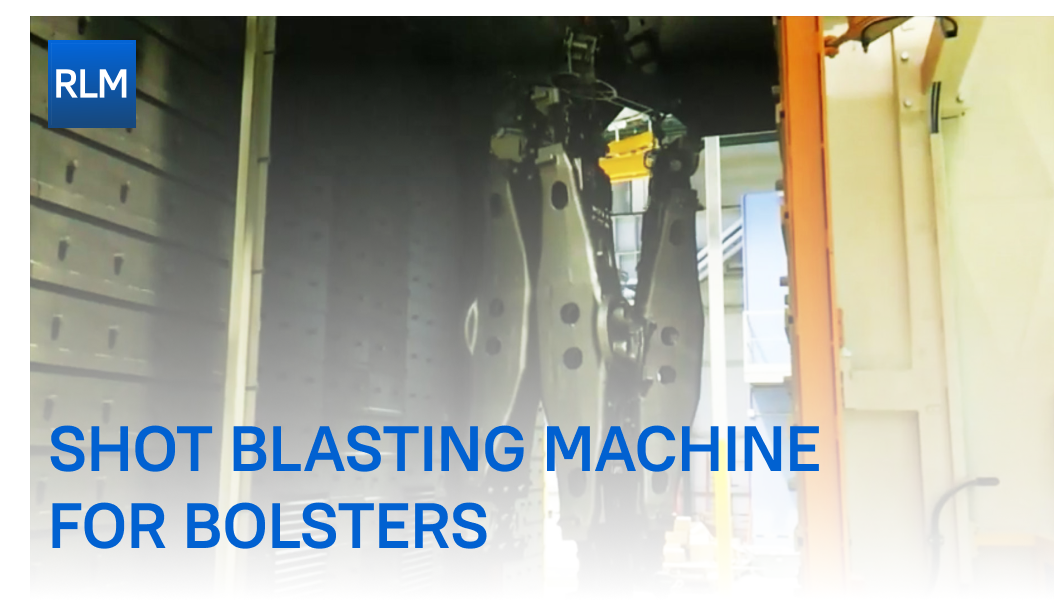 shot blasting machine for bolsters