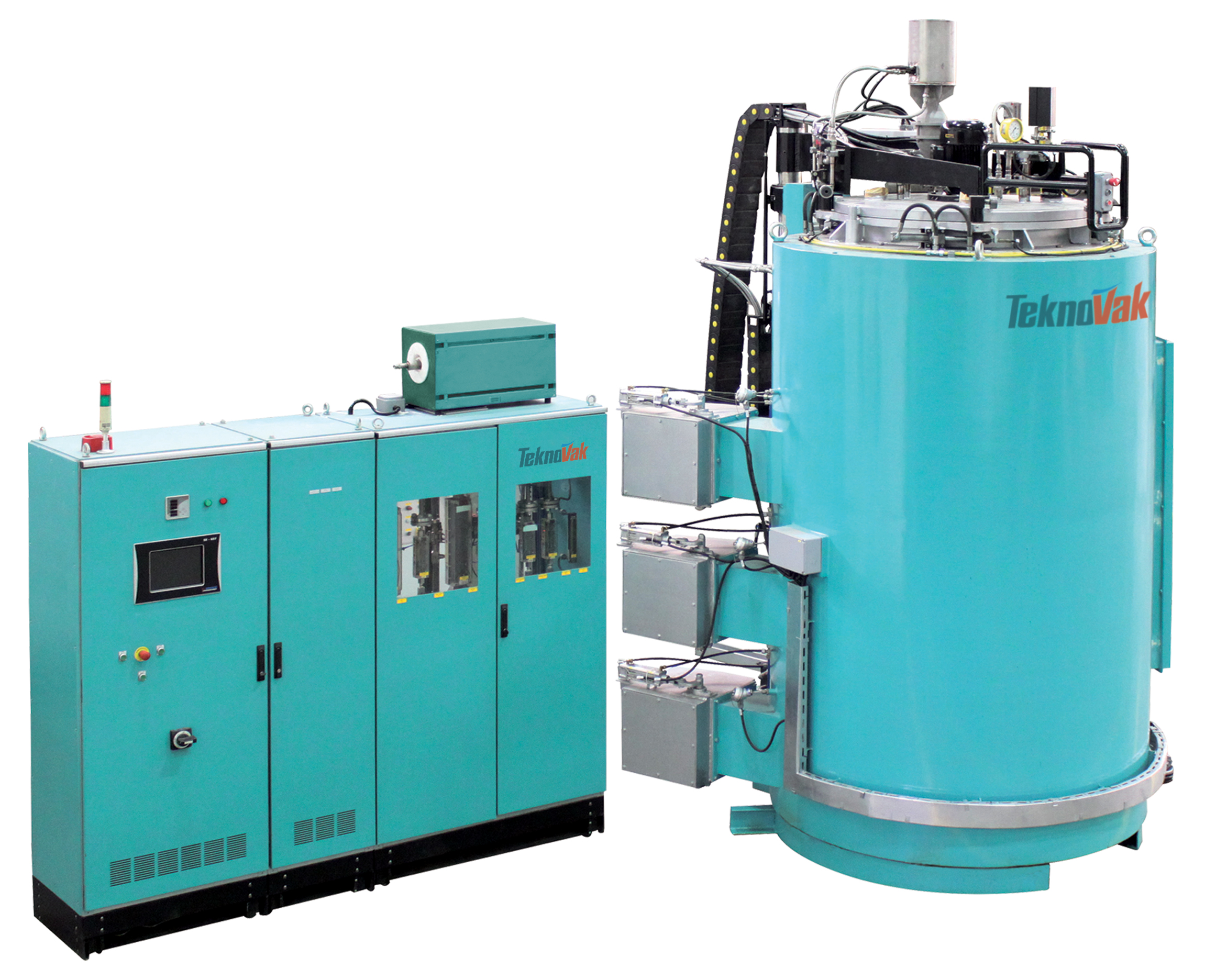 Model of the Teknovak vertical nitriding furnace