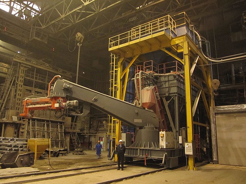 Started-up equipment at one of the Russian enterprises