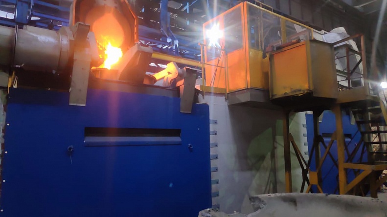 JSC MRK LLC started-up OTTO JUNKER melting plant type MFT 2x8000 tons