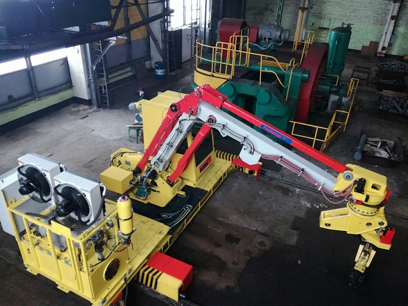 Start up of a big industrial manipulator at OJSC Power Machines